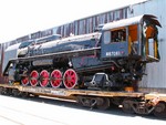 Loaded on flat cars at Port of Houston, TX