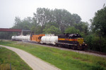 IAIS 484 with Asplundh Weed Sprayer @ Wyanet, IL.  June 11, 2003.