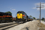 Business train meets CBBI-21 @ Rock Island, IL.  June 22, 2010.