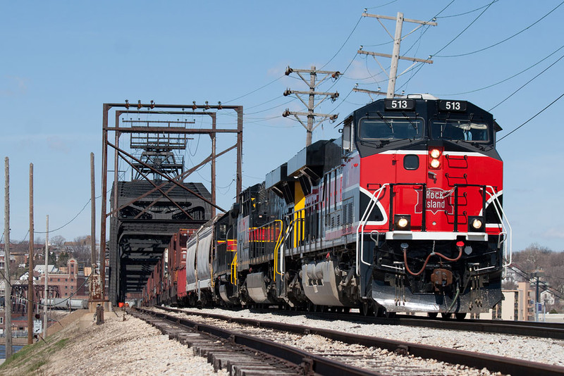 CBBI-01 @ Government Bridge; Rock Island, IL.  April 2, 2011.