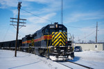 IAIS 601 with CRPE-27 on BNSF Detour @ Barstow, IL.  January 27, 2004.