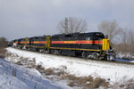 IAIS 712 leads CBBI-17 @ Rock Island, IL.  February 18, 2008.