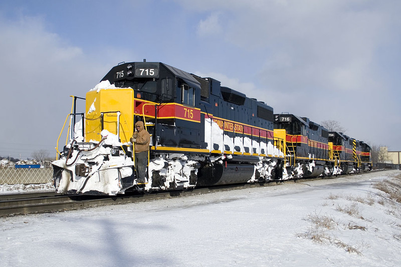 IAIS 715 on CBBI-17 @ Rock Island, IL.  February 18, 2008.