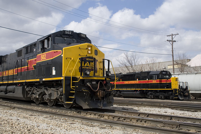 IAIS 502 & IAIS 154 @ Rock Island, IL.  March 26, 2009.