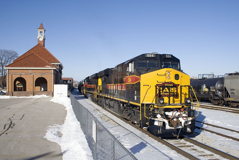 IAIS 504 with ICRI-24 @ Rock Island, IL.  January 24, 2009.