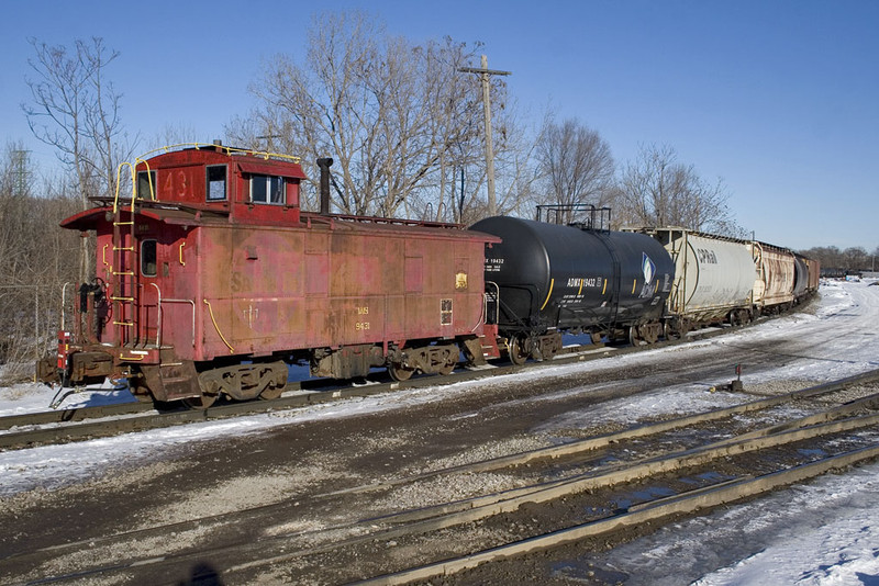 IAIS 9431 on RIBI-16 @ Rock Island, IL.  February 16, 2010.