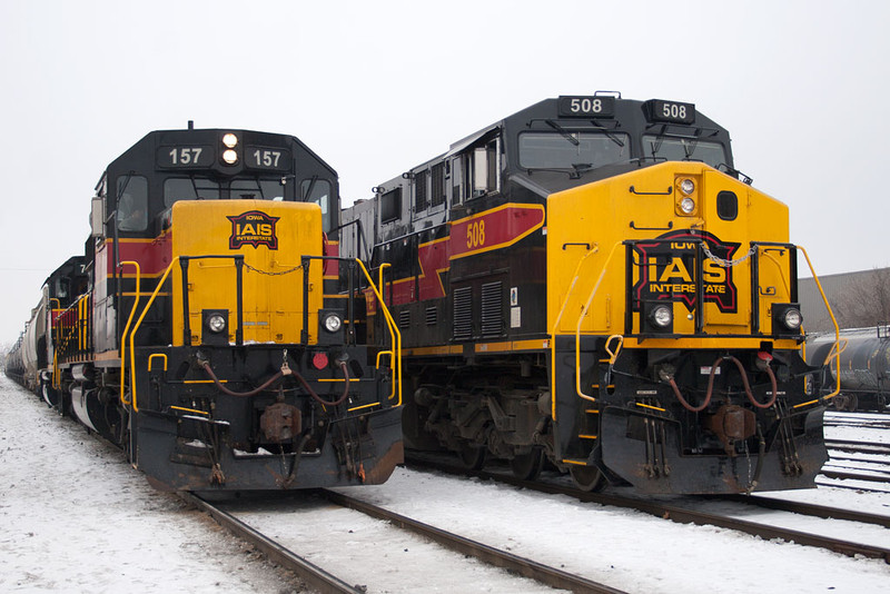 RISW-2 (157) and CBBI-27 (508) @ Rock Island, IL.  January 28, 2011.