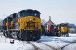 CBBI-10 (507), B73-11 (ICE 114) & RISW-11 (157) @ Rock Island, IL.  February 11, 2011.