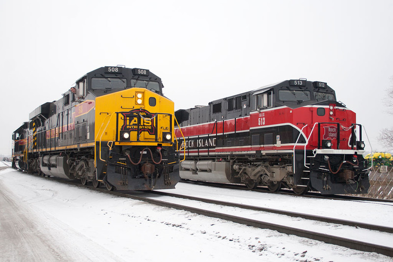 IAIS 508 & IAIS 513 @ Rock Island, IL.  January 28, 2011.