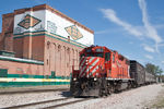 CP Geometry Train returns to the CP @ Davenport, IA.  March 28, 2012.