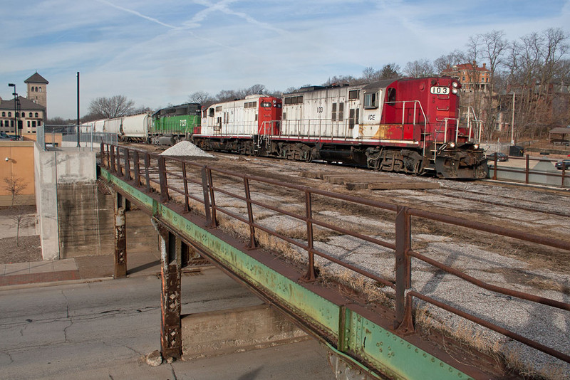 CP's B73 @ Harrison Street; Davenport, IA.  January 6, 2012.