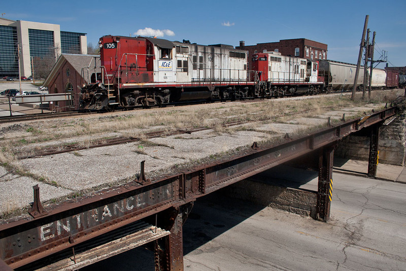 CP's B73-20 @ Main St; Davenport, IA.  Former Rock Island depot location.  March 20, 2012.