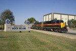 RISW-17 departs Rock Island, IL with a transfer to Silvis.  17-Sep-2010.