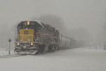 IAIS 700 with RISW-28 @ MO Div. Jct; Davenport, IA.  December 28, 2007.