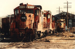 Ex-ICG 8113 (IAIS 413) on the yard track at Iowa City in October 1984.