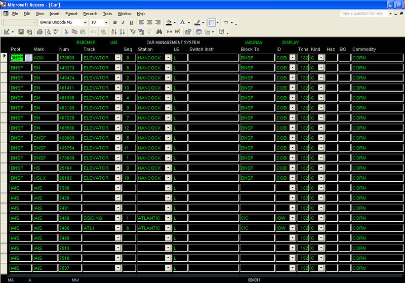 More changes to the CMS screen.  I obtained a screen shot from the IAIS's IBM-based computer system and decided to pattern my CMS screen after that.  Much more utilitarian than what I'd originally designed, but hopefully it gives a more authentic feel.