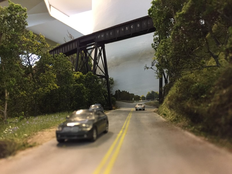 Ground-level view of the High Bridge from McPherson Ave.