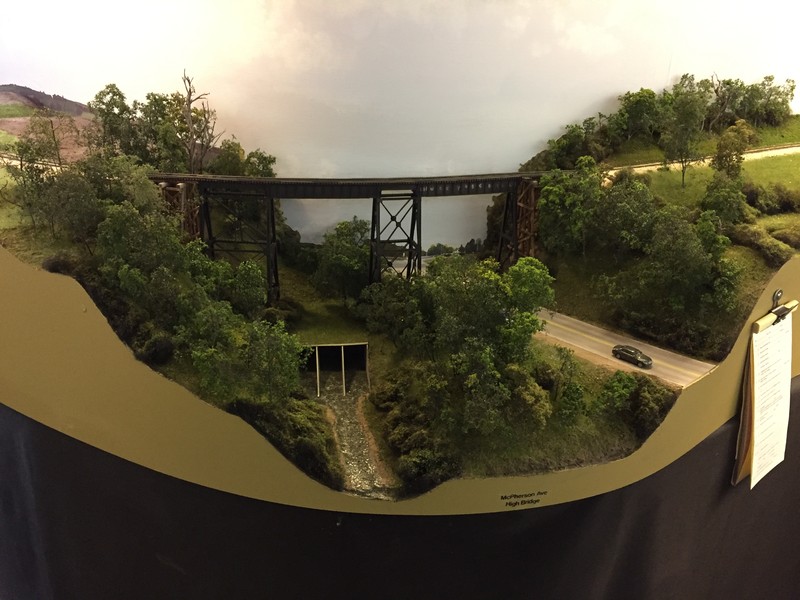 High Bridge passing over Little Mosquito Creek.