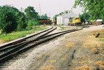 717 east crosses the Ill. Railnet at Ottawa, June 28, 2005.