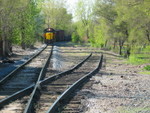 Shoving up the connector onto Metra, April 26, 2006.