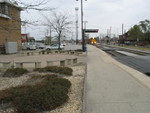 Wide angle shot at Vermont St., of the westbound pulling onto the main, Nov. 4, 2006.