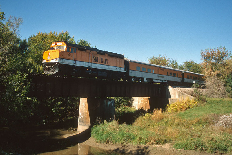 Hawkeye Express @ Clear Creek.  Coralville, IA.