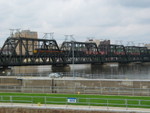 Coal empties on the Gov't Bridge, May 3, 2006.
