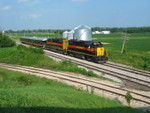 WB business train at the Wilton overpass, July 14, 2010.