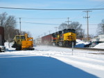 EB passes the brush cutter tied down at Durant, Feb. 15, 2010.