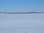 West train west of Walcott, Feb. 18, 2008.
