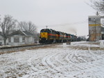 Eastbound at Atalissa, Feb. 2, 2008.