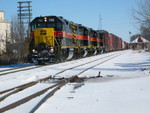 West train at Wilton, Feb. 8, 2007.