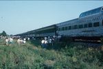 Unloading passengers in Des Moines, Charles Franzen photo.