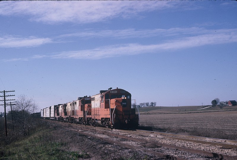 Eastbound betwee West Lib. and Atalissa, 11-3-85.