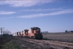 Eastbound betwee West Lib. and Atalissa, 11-3-85.