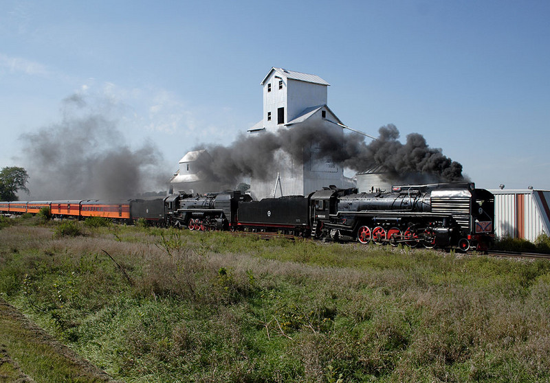 Eastbound passing through Downey, IA.