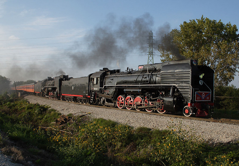 The excursion is back in Rock Island after exiting the Sylvan Slough bridge.