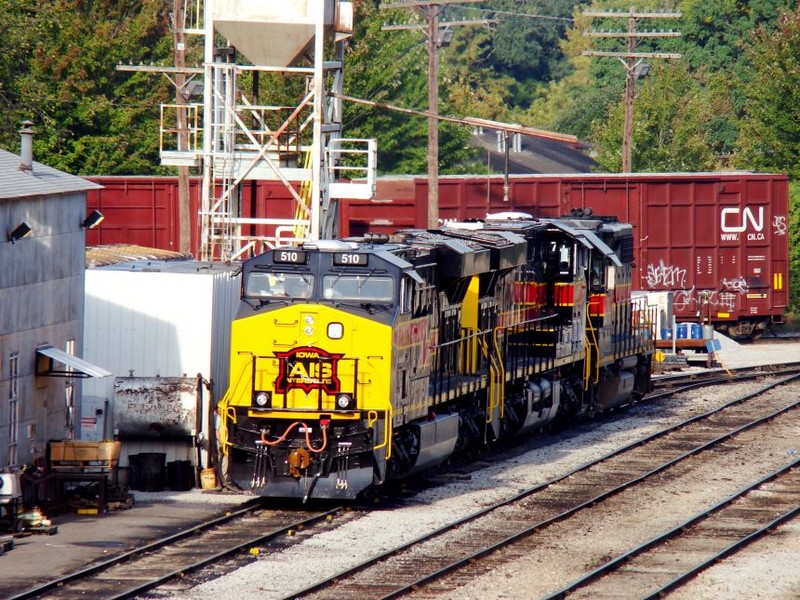 510, 502, and 702 on the yard service track. 13-Sept-2008