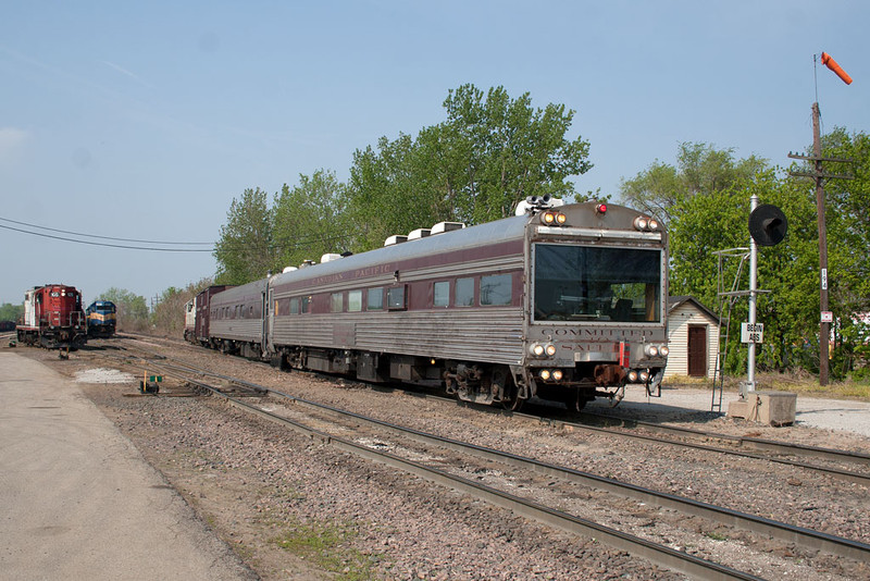 Shoving back to the Crescent Bridge wye.  West Davenport yard.