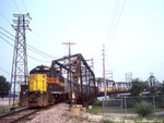 IAIS 403 East (ICRI-28) crosses into Rock Island on 29-June-2002.