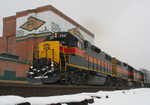 BICB-21 departs "Missouri Division Jct" after completing the detour on 22-Jan-06.