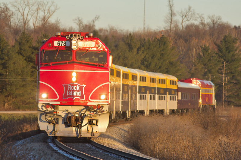 Hawkeye Express@ Eagle Ave west of Tiffin, IA.