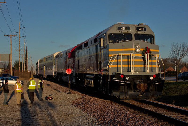 Pulling out of Vernon to start the day.