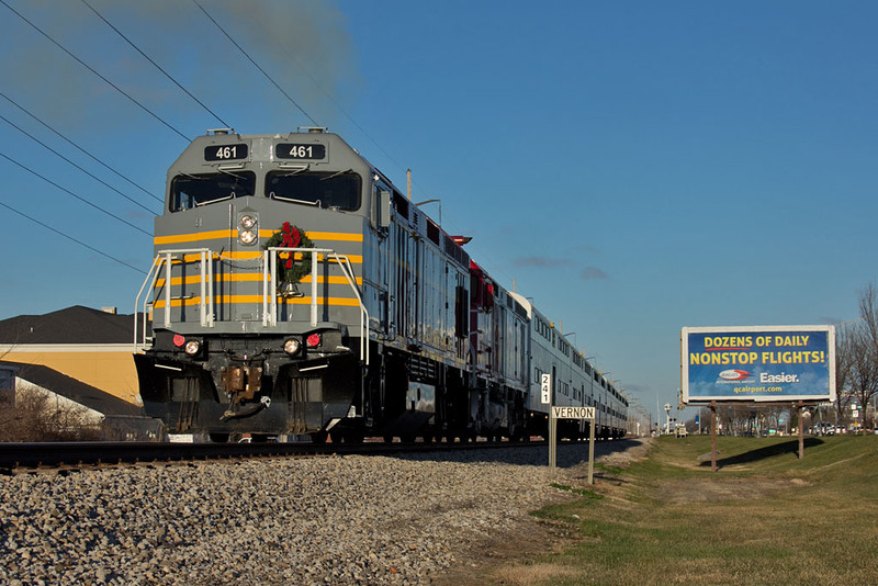 First run departs Vernon.