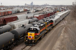 UP Shortline Yard, Des Moines, IA.  11-Jan-2007