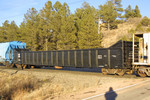 IAIS 6512 southbound on MNYPU at Monument, CO, on 10-Feb-2002