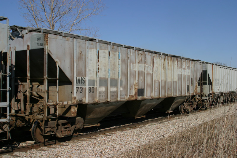 IAIS 7380 at Homestead, IA, on 16-Mar-2005