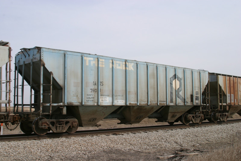 IAIS 7801 at Walcott, IA, on 18-Mar-2005