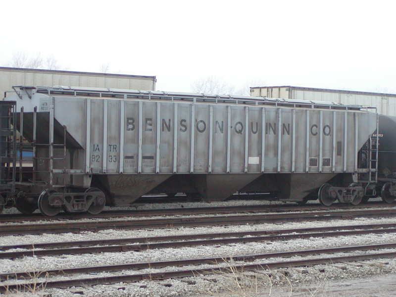 IATR 8233, Council Bluffs, IA - 14Mar2003.  This car was remarked to IAIS 8233 in 2006.