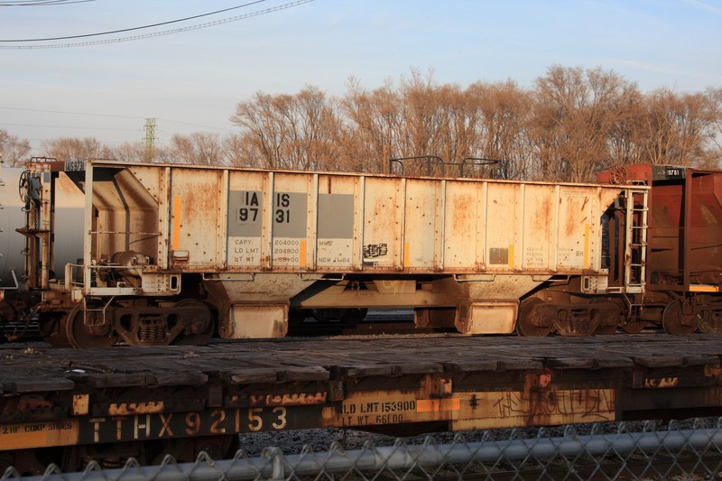 IAIS 9731 in the Rock Island, IL, yard on 29 Nov 2013